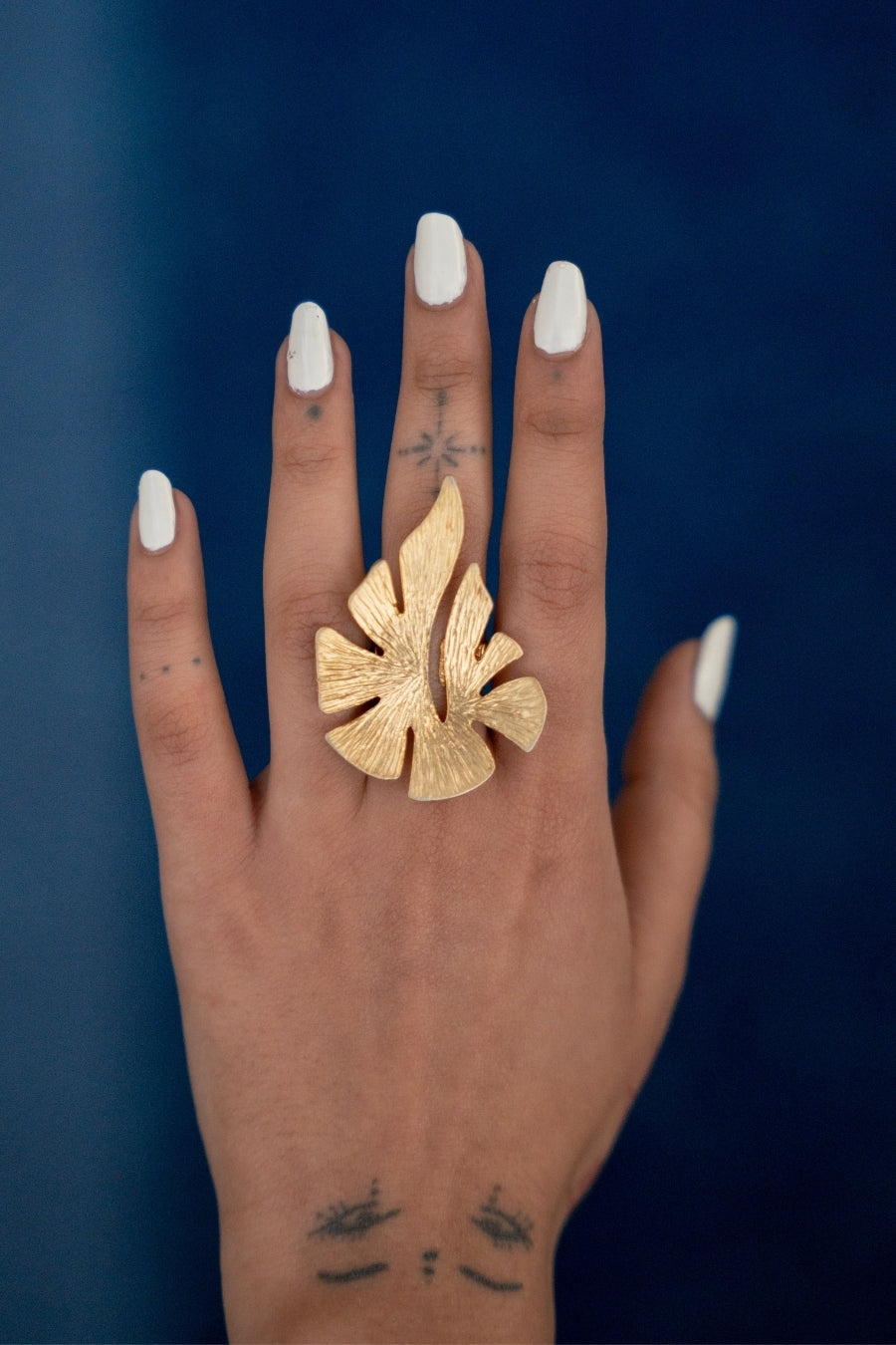 Twisted Leaf Ring