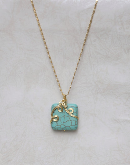 Necklace - Aqua