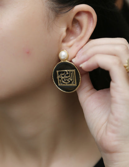 Earrings-Alaya Black