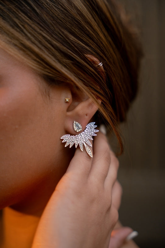 Celestial Wing Earrings