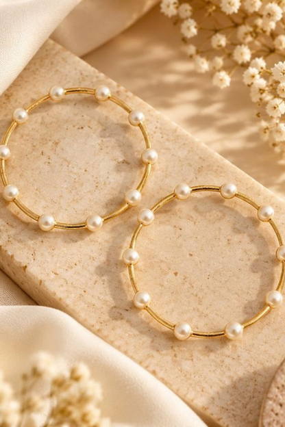 Stud Hoop Earings
