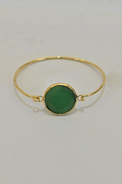 Emerald Glow Bangle