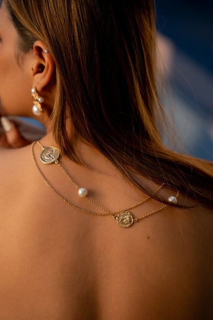 Gilded Coin Necklace