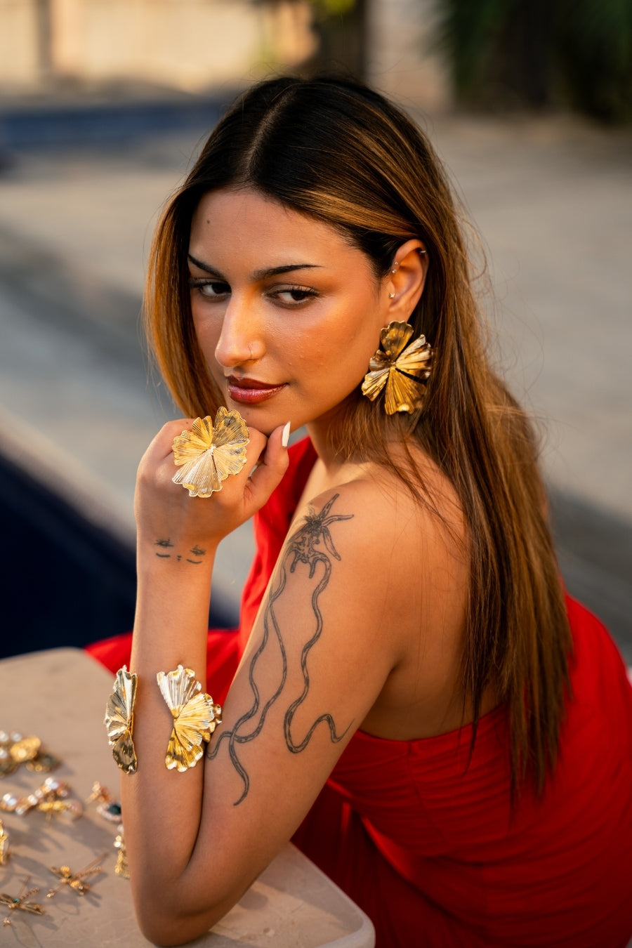 Golden Bloom Set