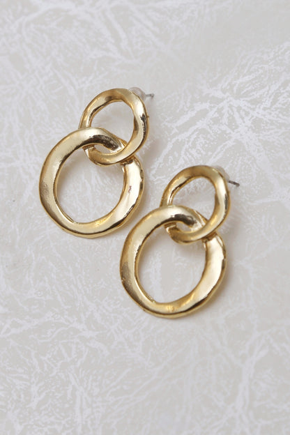 Earrings-Gold knot