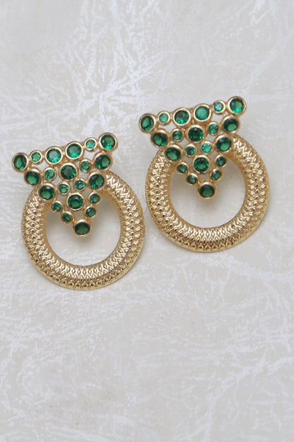 Earrings- Laroche Green