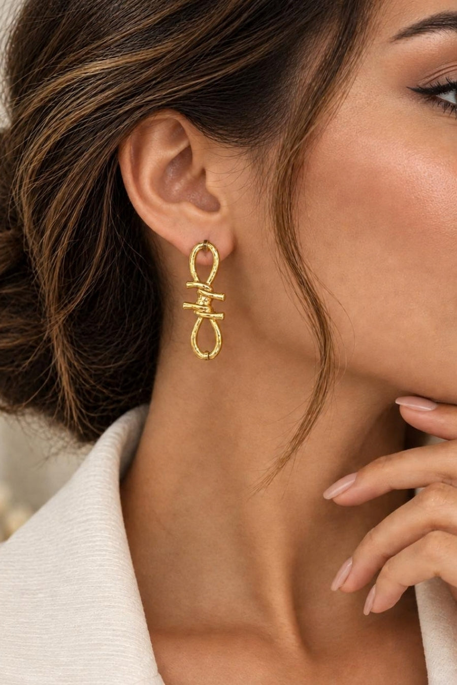 Tie Earrings