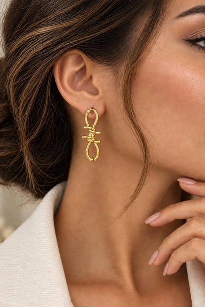 Tie Earrings