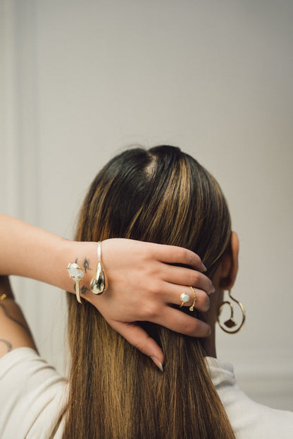 Pearl Weave Bangle