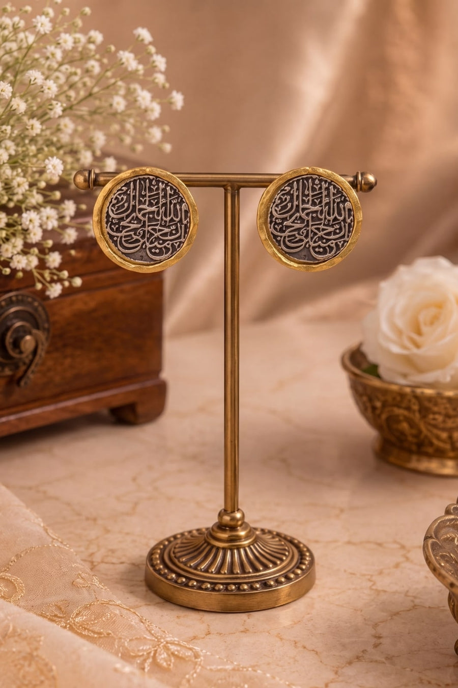 Raya coin Earrings