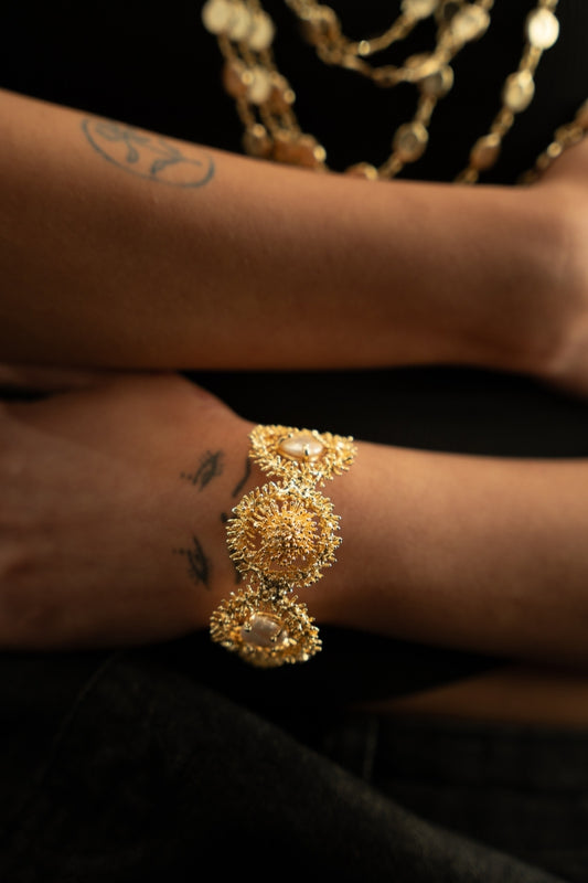 Solar Pearl Bangle