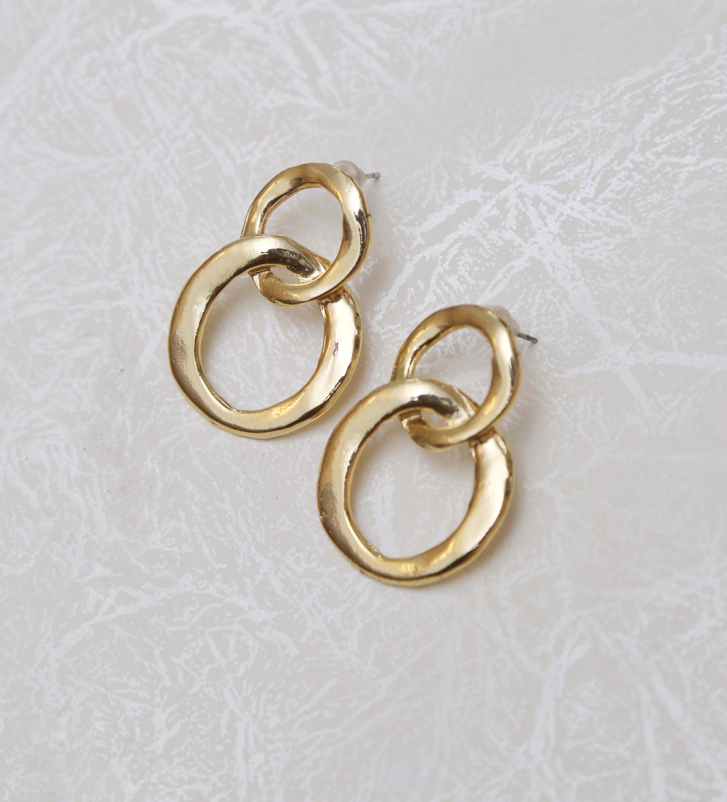 Earrings-Gold knot